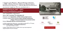 KAESZ GYULA (1897 - 1967) építész, belsőépítész, grafikus című emlékkiállítás